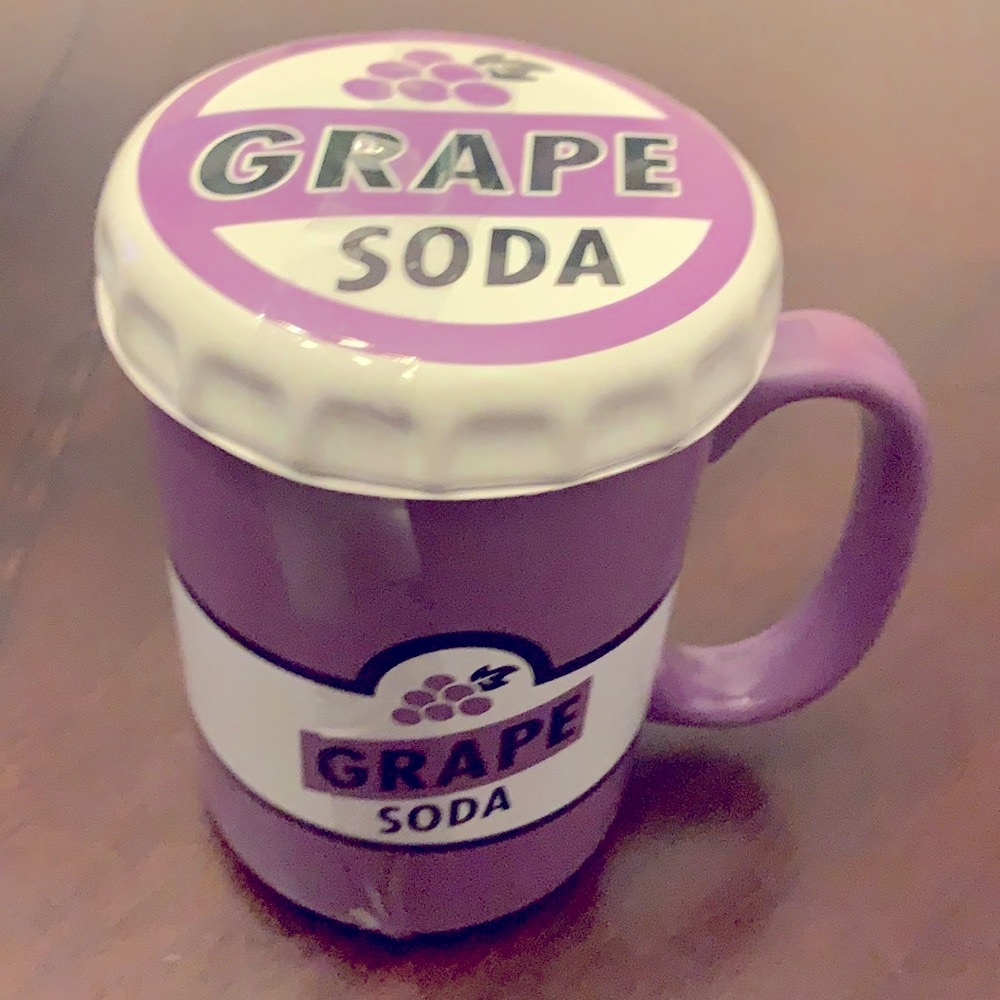 Brand New Disney Parks Exclusive UP Grape Soda Ceramic Mug